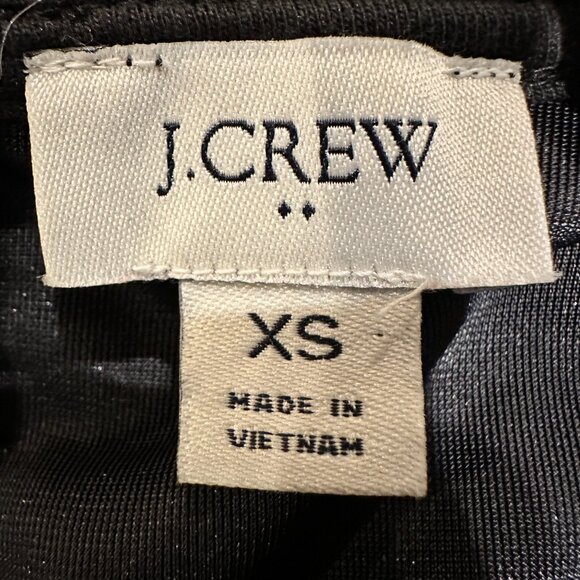 J. Crew Short Sleeve Velvet Top - Size XS - Picture 3 of 4